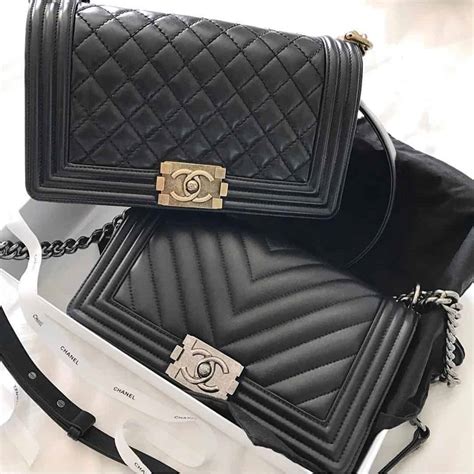 fake chanel leboy|black chanel boyfriend bag.